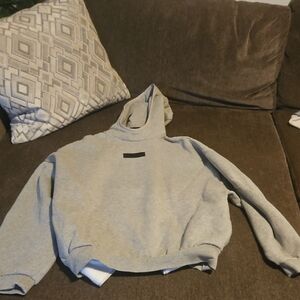 Fear of God Gray Cowl Neck Sweater